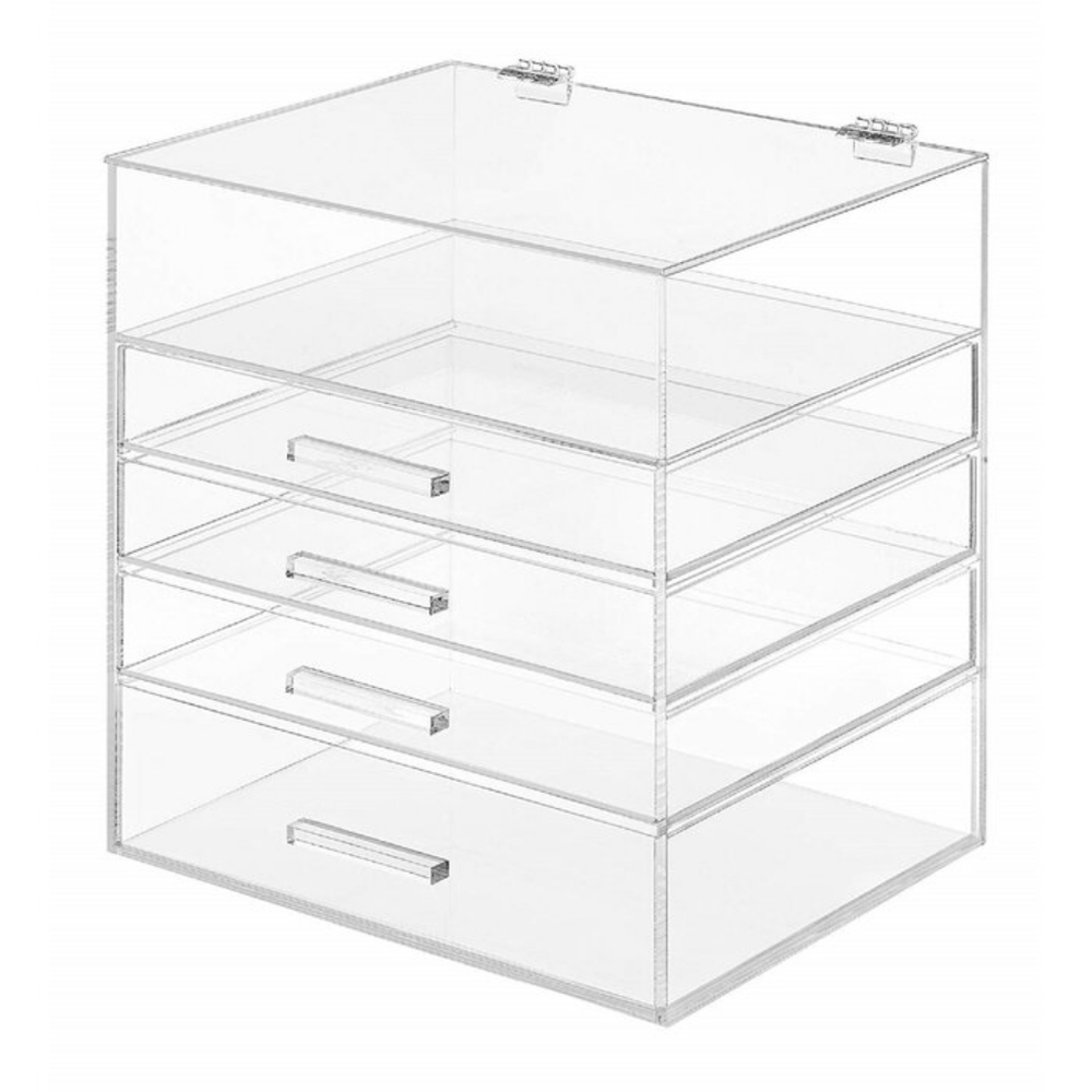 Acrylic Makeup Cosmetic Organizer 4 drawers